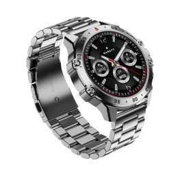 Garett V14 Silver steel Smartwatch