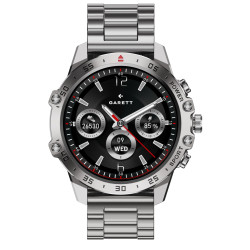 Garett V14 Silver steel Smartwatch