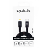 Quick QB-111 Braided Charhing and Data Cable USB-C to Lightning 1.5m