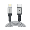 Quick QB-112 Braided Charhing and Data Cable USB-C to Lightning 1.5m