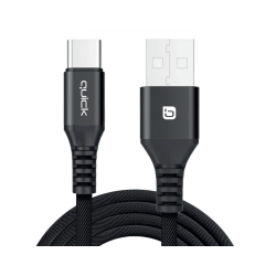 Quick QB-141 Braided Charhing and Data Cable USB to USB-С 1.5m