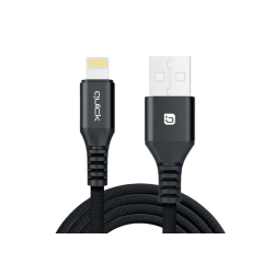 Quick QB-121 Braided Charhing and Data Cable USB to Lightning 1.5m
