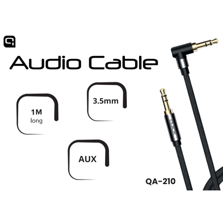 Quick QA-210 AUX 3.5mm Audio Cable 1m
