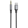 Swissten Audio Adapter Textile USB-C - 3.5mm Jack Cable 1.5m