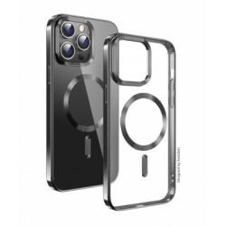 Swissten Clear Jelly Magstick Metallic Case for Samsung Galaxy S25 5G
