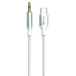Swissten Audio Adapter Textile USB-C - 3.5mm Jack Cable 1.5m