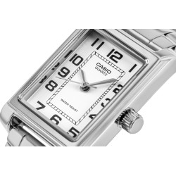 Casio Timeless LTP-1234PD-7BEG Women’s Watch 21mm Silver Case White Dial