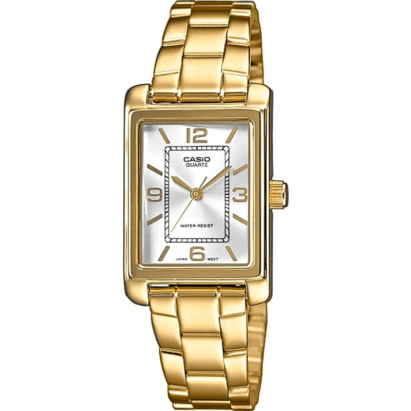 Casio Timeless LTP-1234PG-7AEG Women’s Watch 21mm Gold Case Silver Dial