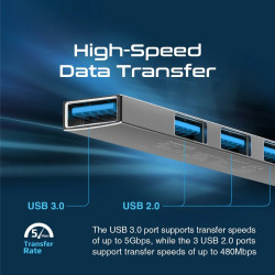 Promate LITEHUB4GR