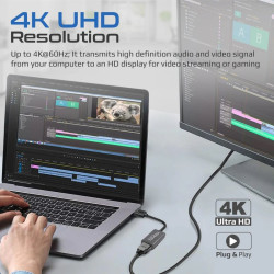 Promate MediaLink-DP Adapter DisplayPort to HDMI 4K@60Hz