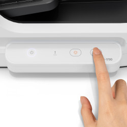 Epson WorkForce DS-1730 Plokščias ir ADF skeneris 1200 x 1200 DPI A4 Juoda, Balta