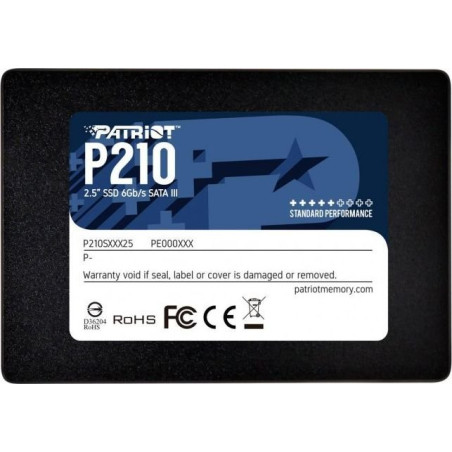 Patriot P210 SSD Disk 128GB / SATA3 / 2.5inch