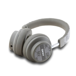 DKNY PU Leather Checkered Pattern Wireless Headphones