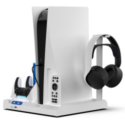 iPega P5S028 Charging Stand + Cooling for PS5 / PS5 Slim / PS5 Pro Game Controller