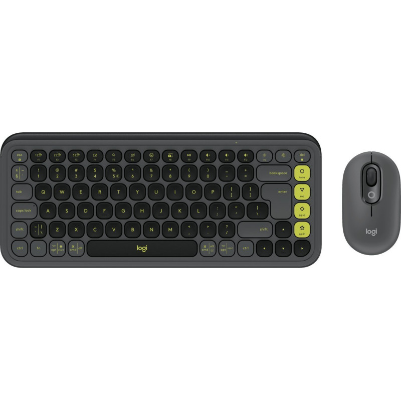 Logitech POP Icon Combo Keyboard + Computer Mouse Set