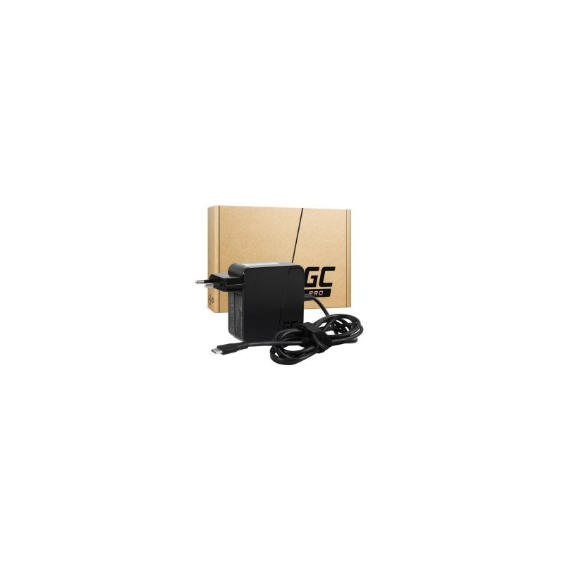 GreenCell AD134PV2 Charger USB-C PD 65W  (5V-3A, 9V-3A, 12V-3A, 15V-3A, 20V-3.25A)