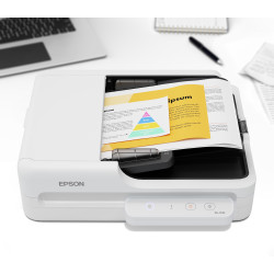 Epson WorkForce DS-1730 Plokščias ir ADF skeneris 1200 x 1200 DPI A4 Juoda, Balta