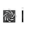 Arctic P14 SLIM PWM PST Fan 4-pin / 140mm
