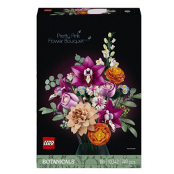 LEGO ICONS 10342 The Botanical Collection - Pretty Pink Flower Bouquet