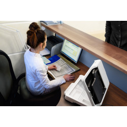 Epson WorkForce DS-1730 Plokščias ir ADF skeneris 1200 x 1200 DPI A4 Juoda, Balta