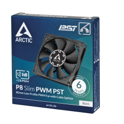 Arctic P8 Slim PWM PST Fan 4-pin / 80mm