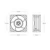 Arctic S8038-10K Server Fan 4-pin / 40mm
