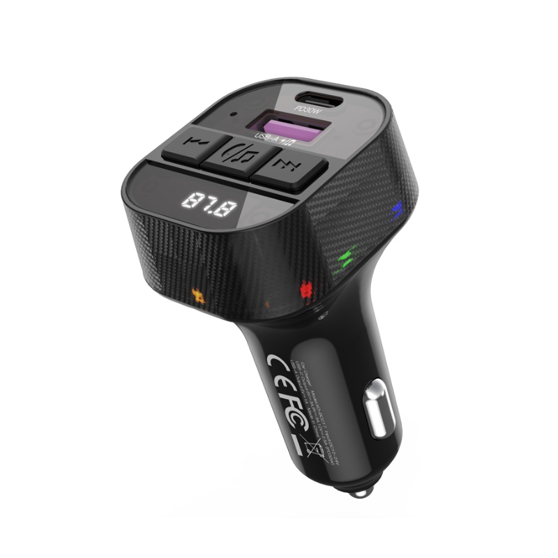 XO BCC17 FM Transmitter Bluetooth MP3 Car charger 30W