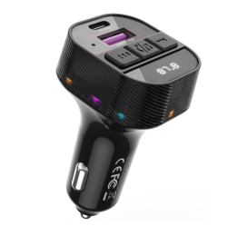 XO BCC17 FM Transmitter Bluetooth MP3 Car charger 30W