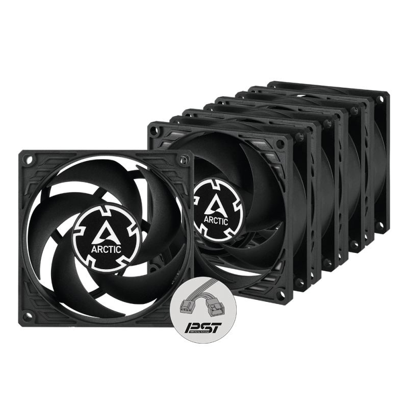 Arctic P8 PWM PST Fan 4-pin / 80mm / 5pcs.