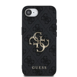 Guess PU 4G Metal Logo Case for Apple iPhone 16e
