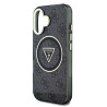 Guess IML 4G Glitter and Triangle Logo MagSafe Protective cover for Apple iPhone 16