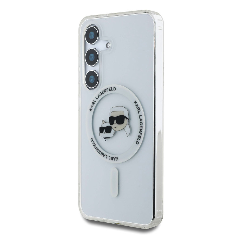 Karl Lagerfeld IML K&CH Heads MagSafe Case for Samsung Galaxy S25