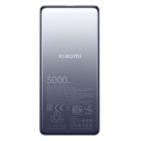Xiaomi Power Bank Ultra Slim 5000 mAh 20W Fast Charge