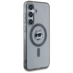 Karl Lagerfeld Button Choupette Head Printed Logo MagSafe Case for Samsung Galaxy S25
