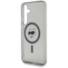 Karl Lagerfeld Button Choupette Head Printed Logo MagSafe Case for Samsung Galaxy S25