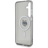 Karl Lagerfeld Button Choupette Head Printed Logo MagSafe Case for Samsung Galaxy S25