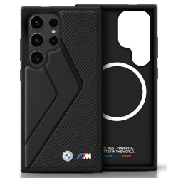 Etui BMW Leather Oversized Stripes MagSafe Case for Samsung Galaxy S25 Ultra