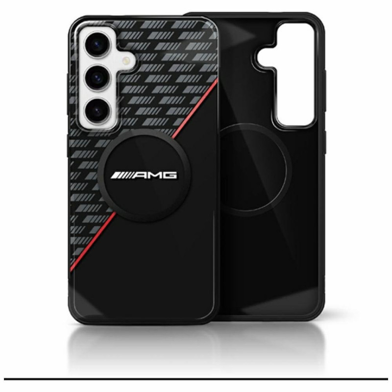 AMG Double Layer Rhombs MagSafe Case for Samsung Galaxy S25