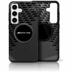 AMG Transparent Rhombs MagSafe Case for Samsung Galaxy S25
