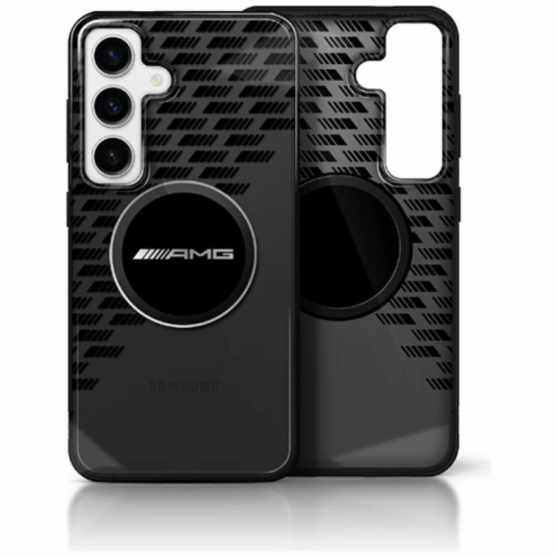 AMG Transparent Rhombs MagSafe Case for Samsung Galaxy S25