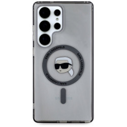 Karl Lagerfeld Button Karl Head Printed Logo MagSafe Case for Samsung Galaxy S25 Ultra