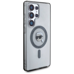Karl Lagerfeld Button Karl Head Printed Logo MagSafe Case for Samsung Galaxy S25 Ultra