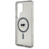 Karl Lagerfeld Button Karl Head Printed Logo MagSafe Case for Samsung Galaxy S25 Ultra