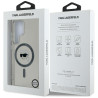 Karl Lagerfeld Button Karl Head Printed Logo MagSafe Case for Samsung Galaxy S25 Ultra