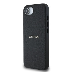 Guess PU Grained Classic Logo MagSafe Case for Apple iPhone 16e
