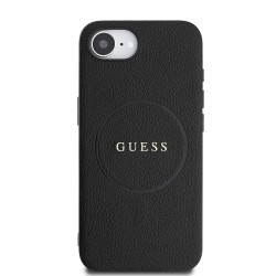 Guess PU Grained Classic Logo MagSafe Case for Apple iPhone 16e