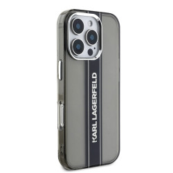 Karl Lagerfeld IML Stripe Logo Case for Apple iPhone 16 Pro Max