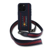 Red Bull Silicone Vertical Logo MagSafe Case + Crossbody Strap for Apple iPhone 16 Pro Max