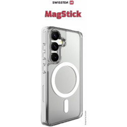 Swissten Clear Jelly MagStick Back Cace for Samsung Galaxy S25 Plus 5G