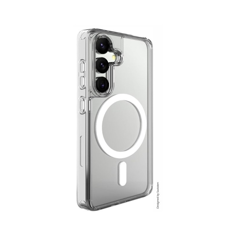Swissten Clear Jelly MagStick Back Cace for Samsung Galaxy S24 FE 5G